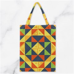 Background Geometric Color Plaid Classic Tote Bag by Mariart