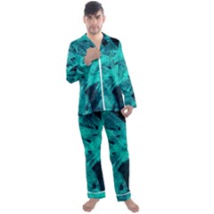 Background Texture Men s Satin Pajamas Long Pants Set by HermanTelo