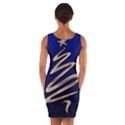 Christmas Tree Grey Blue Wrap Front Bodycon Dress View2