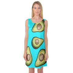 Fruite Avocado Sleeveless Satin Nightdress by HermanTelo