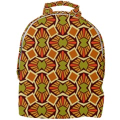 Geometry Shape Retro Mini Full Print Backpack by HermanTelo