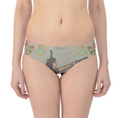 Egyptian Woman Wings Design Hipster Bikini Bottoms by Sapixe