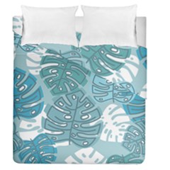 Pattern Leaves Banana Duvet Cover Double Side (queen Size) by HermanTelo