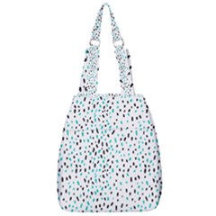 Seamless Texture Fill Polka Dots Center Zip Backpack by HermanTelo