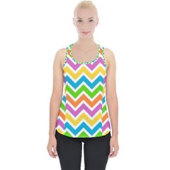 Chevron Pattern Design Texture Piece Up Tank Top by Sapixe