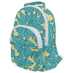 Leaves Dried Rounded Multi Pocket Backpack by Mariart