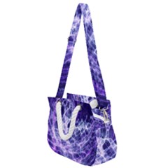 Abstract Space Rope Handles Shoulder Strap Bag by Bajindul