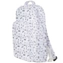 Music Notes Background Wallpaper Double Compartment Backpack View1