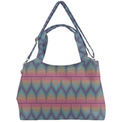 Pattern Background Texture Colorful Double Compartment Shoulder Bag by Bajindul