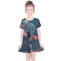 Astronaut Moon Space Planet Kids  Simple Cotton Dress View1