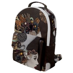 Mechanical Beauty  Flap Pocket Backpack (small) by CKArtCreations