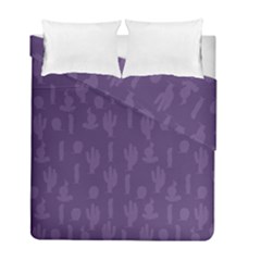 Cactus Pattern Duvet Cover Double Side (full/ Double Size) by Valentinaart