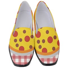 Pizza Table Pepperoni Sausage Copy Women s Classic Loafer Heels by Nexatart