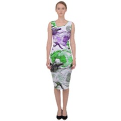 Horse Animal World Green Sleeveless Pencil Dress by BangZart