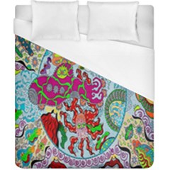 Supersonic Volcanic Splash Duvet Cover (california King Size) by chellerayartisans