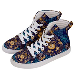 African Pattern Women s Hi-top Skate Sneakers by Sobalvarro