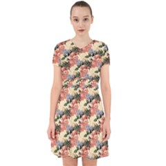 Flower Floral Decoration Pattern Adorable In Chiffon Dress by Pakrebo