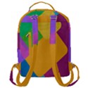 Geometry Nothing Color Flap Pocket Backpack (Large) View3