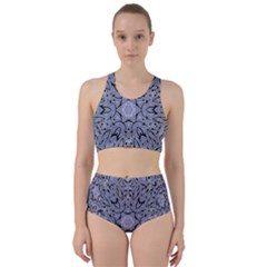 Mosaic Pattern Racer Back Bikini Set by Bajindul