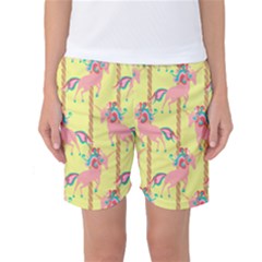 Unicorn Carousel Women s Basketball Shorts by VeataAtticus