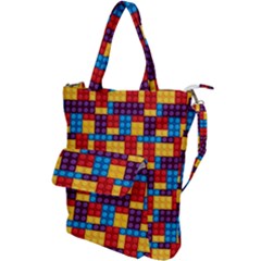 Lego Background Game Shoulder Tote Bag by Mariart