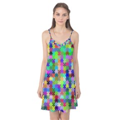 Jigsaw Puzzle Background Chromatic Camis Nightgown by HermanTelo