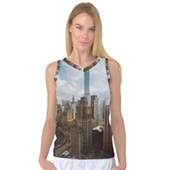 Architectural Design Architecture Buildings City Women s Basketball Tank Top by Pakrebo
