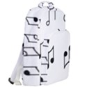 Piano Notes Music Double Compartment Backpack View2