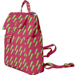 Ice Freeze Pink Pattern Buckle Everyday Backpack by snowwhitegirl