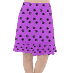 Purple Eyes Fishtail Chiffon Skirt by snowwhitegirl