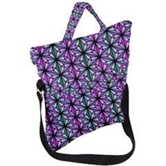 Triangle Seamless Fold Over Handle Tote Bag by Mariart