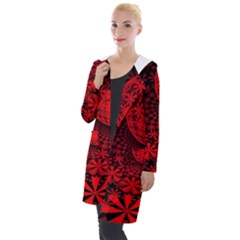 Fractals Fantasy Image Art Hooded Pocket Cardigan by Simbadda