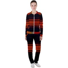 Signal Background Pattern Light Casual Jacket And Pants Set by Sudhe