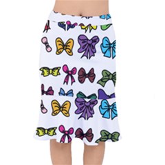 Bows Cartoon Ribbon Short Mermaid Skirt by Bajindul