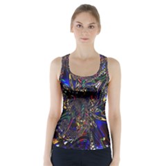 Art Design Colors Fantasy Abstract Racer Back Sports Top by Sudhe