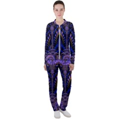 Abstract Fractal Pattern Artwork Casual Jacket And Pants Set by Sudhe