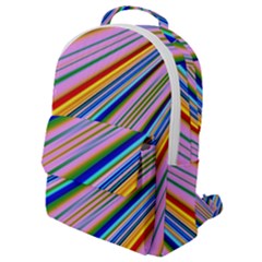 Background Colors Colorful Design Flap Pocket Backpack (small) by Pakrebo