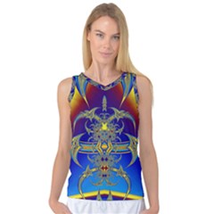 Abstract Art Design Digital Art Women s Basketball Tank Top by Pakrebo