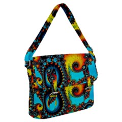 Artwork Fractal Digital Art Buckle Messenger Bag by Pakrebo