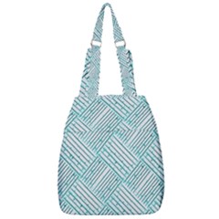 Wood Texture Diagonal Pastel Blue Center Zip Backpack by Mariart