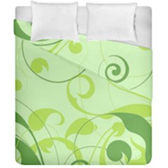 Floral Decoration Flowers Design Duvet Cover Double Side (california King Size) by Wegoenart