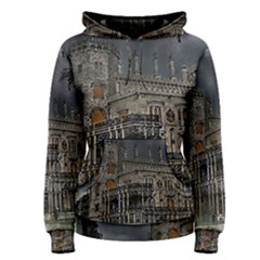 Castle Mansion Architecture House Women s Pullover Hoodie by Wegoenart