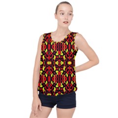Abp Rby 5 Bubble Hem Chiffon Tank Top by ArtworkByPatrick