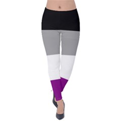 Asexual Pride Flag Lgbtq Velvet Leggings by lgbtnation