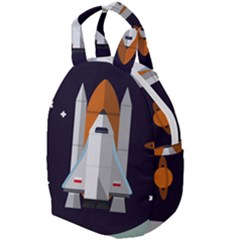 Rocket Space Universe Spaceship Travel Backpacks by Pakrebo