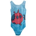 Dive Scuba Ocean Sea Water Fish Kids  Cut-Out Back One Piece Swimsuit View1