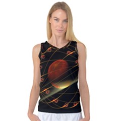 Fractal Digital Art Women s Basketball Tank Top by Pakrebo