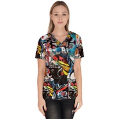 Image 01 Women s V-neck Scrub Top by TajahOlsonDesigns