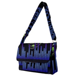 Speakers Music Sound Full Print Messenger Bag by HermanTelo