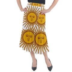 Argentina Flag Midi Mermaid Skirt by FlagGallery